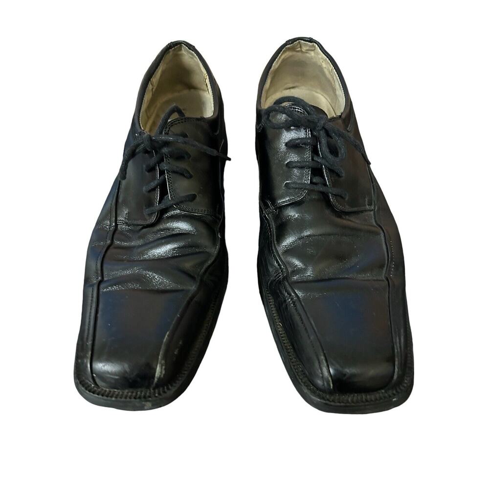 Florsheim Shoes Mens 9 D Casual Lace Up‎ Oxfords 13037-001 Black Leather